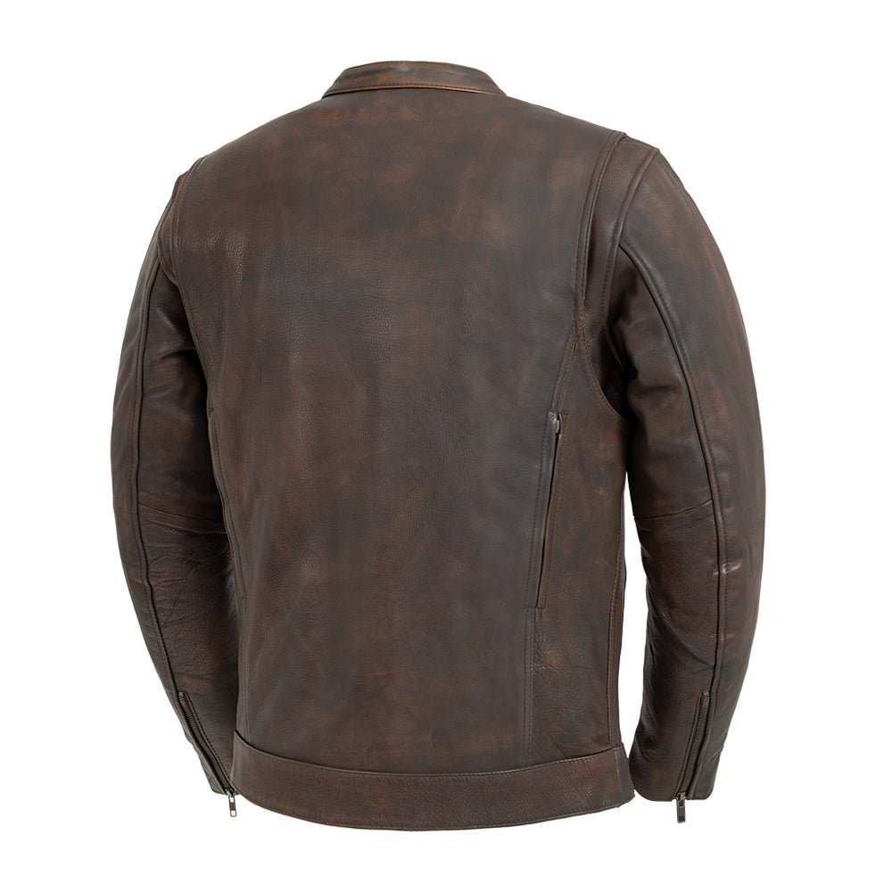 First Manufacturing Co. Raider Men's Motorcycle Leather Jacket