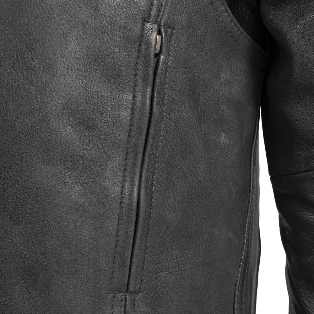 First Manufacturing Co. Raider Men's Motorcycle Leather Jacket