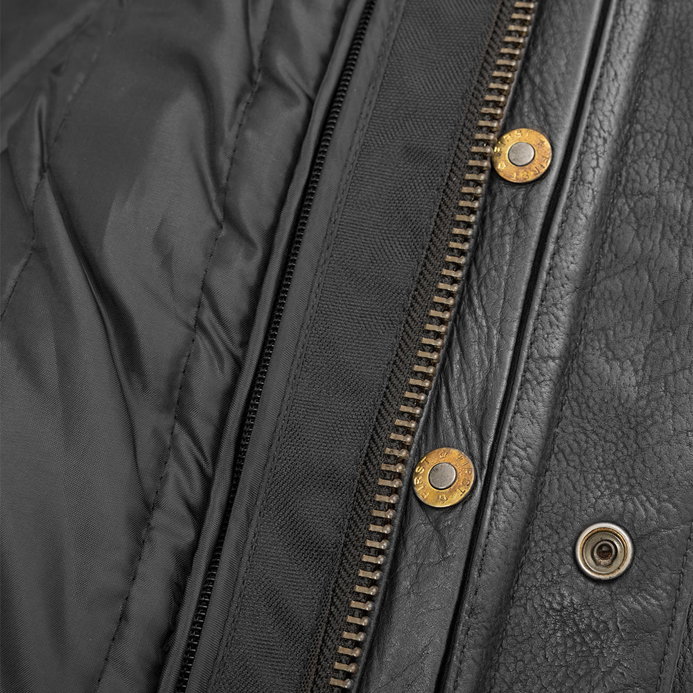 First Manufacturing Co. Raider Men's Motorcycle Leather Jacket