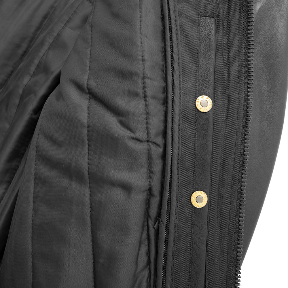First Manufacturing Co. Revolt Men's Motorcycle Leather Jacket