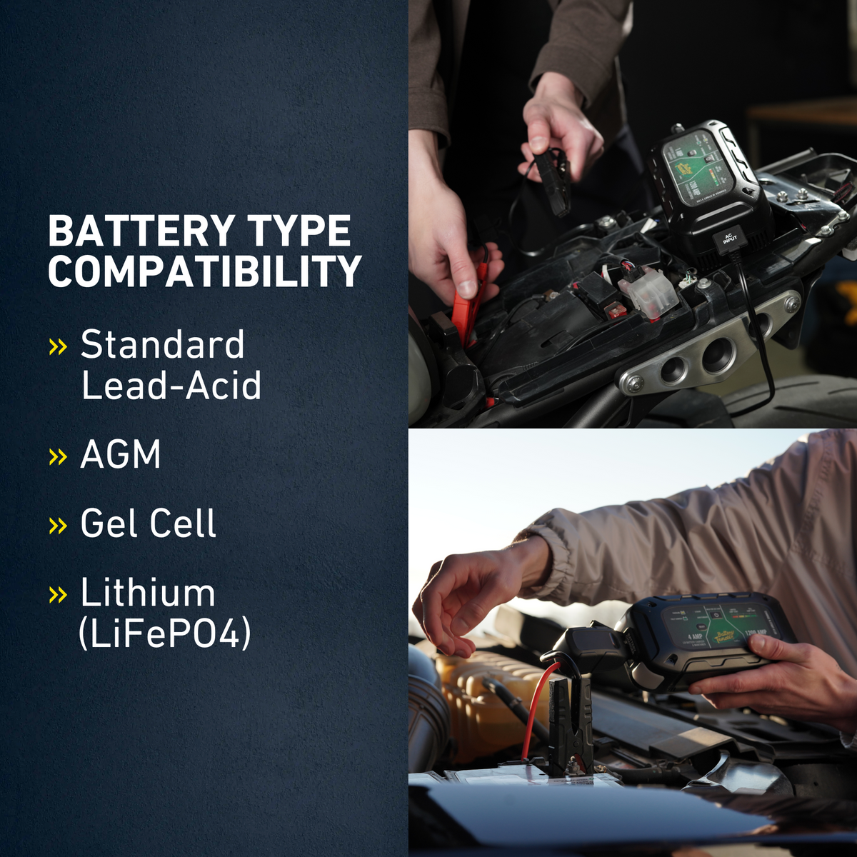 Charge N Start 4120 — 4 Amp Battery Charger & 1200 Amp Jump Starter