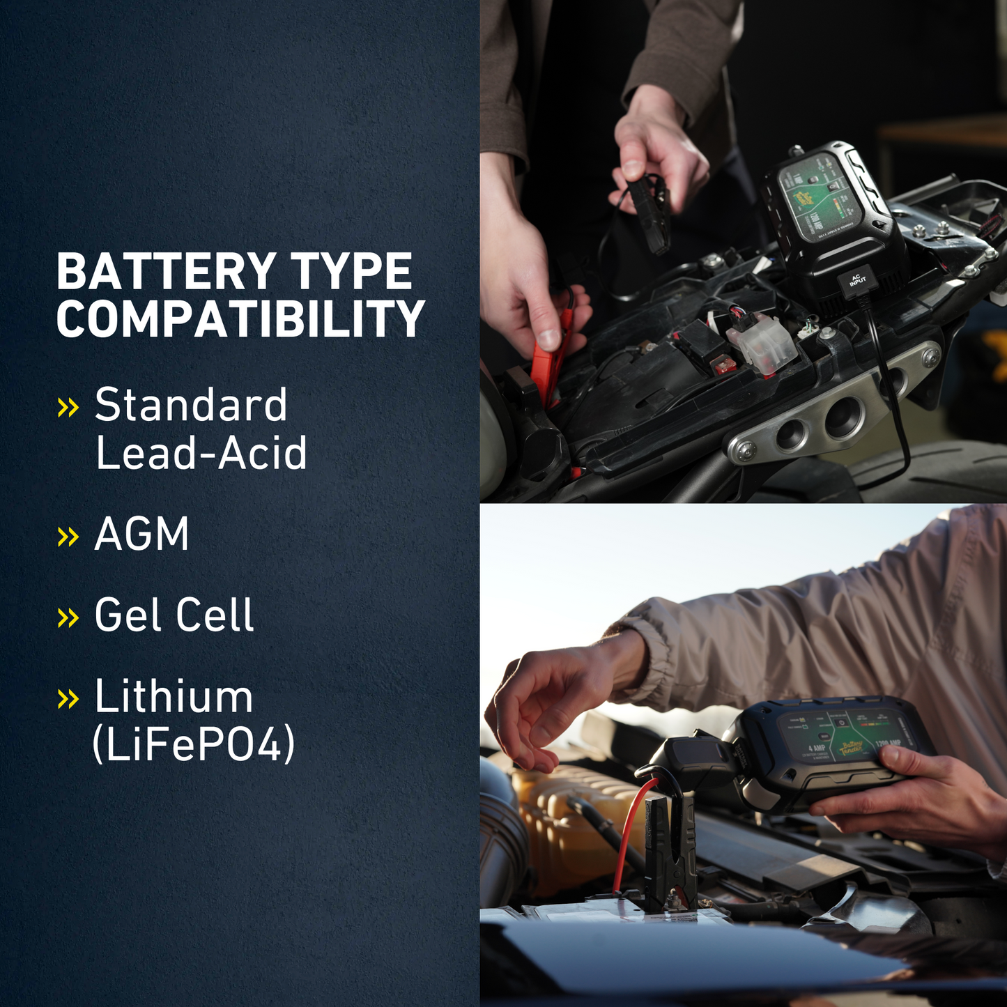 Charge N Start 1120 — 1 Amp Battery Charger & 1200 Amp Jump Starter