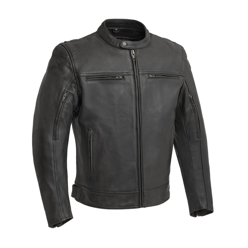First Manufacturing Co. Top Performer Men's Motorcycle Leather Jacket