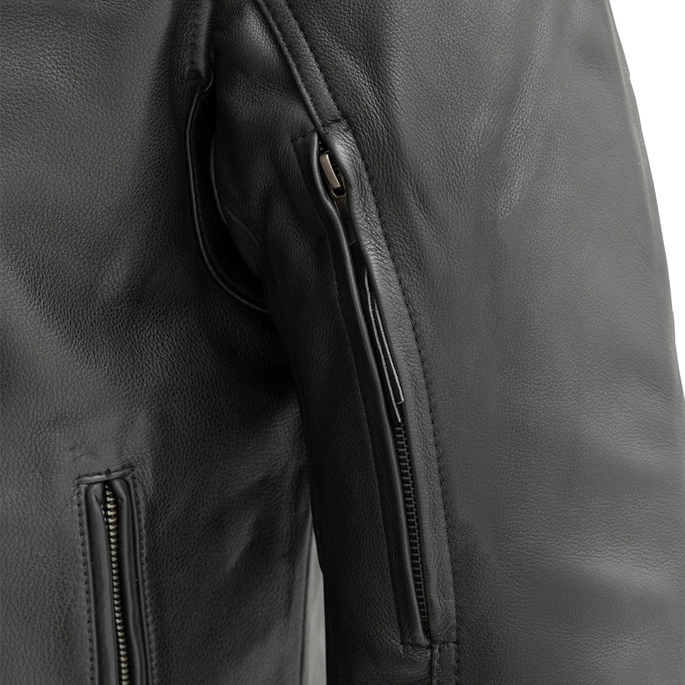 First Manufacturing Co. Top Performer Men's Motorcycle Leather Jacket