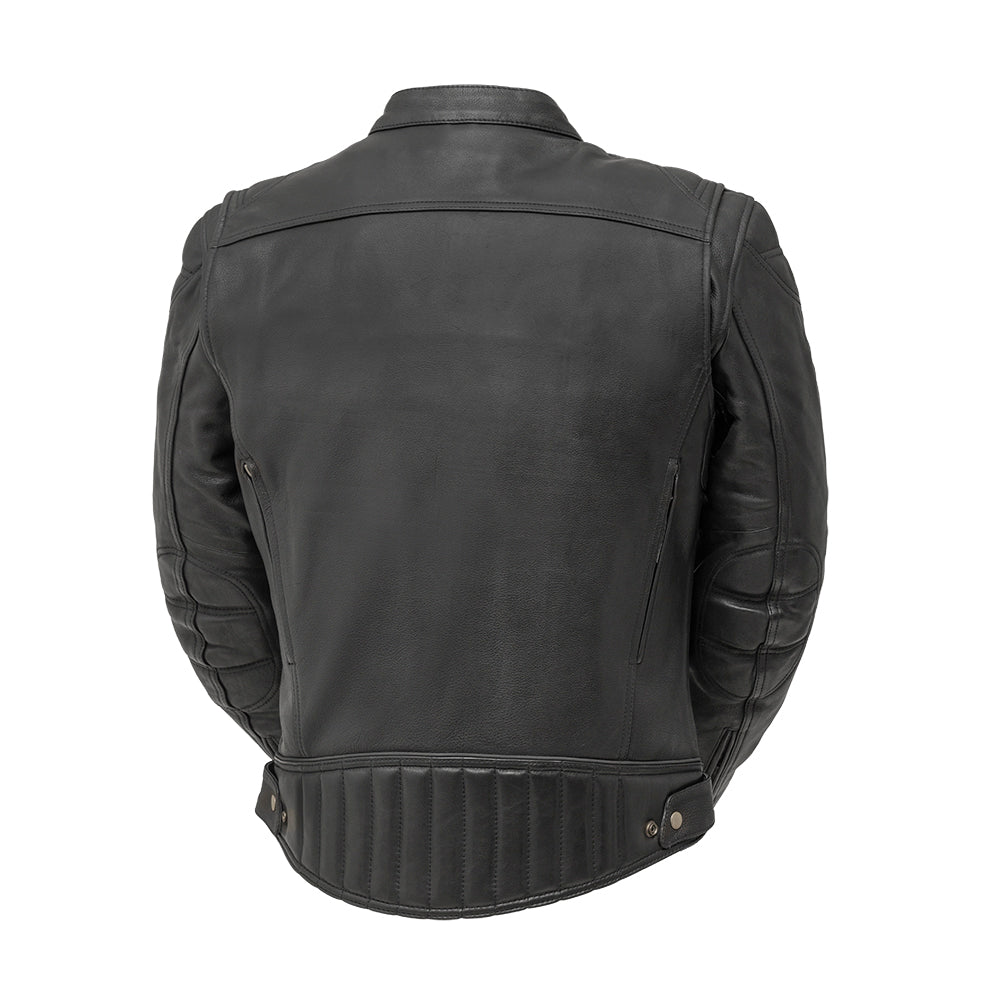 First Manufacturing Co. Top Performer Men's Motorcycle Leather Jacket